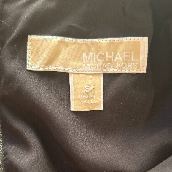 Michael Kors SZS Forest Green Lace Peplum Top Fairy Dark Romantic Feminine Boho - Picture 6 of 8